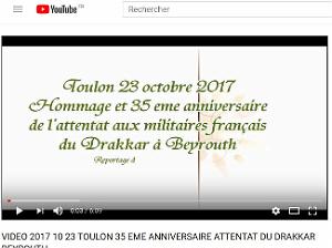2017 10 23 TOULON 35 EME ANNIVERSAIRE DE L ATTENTAT DU DRAKKAR A BEYROUTH